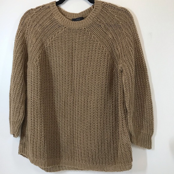 Relaxed-fit Linen Beach Sweater in Light Walnut - Picture 2 of 7